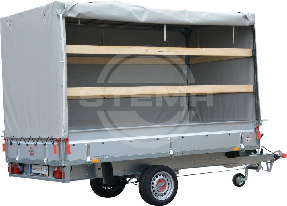 Hochplane grau (mit Drehverschlüssen) PREMIUM, Höhe 185 cm