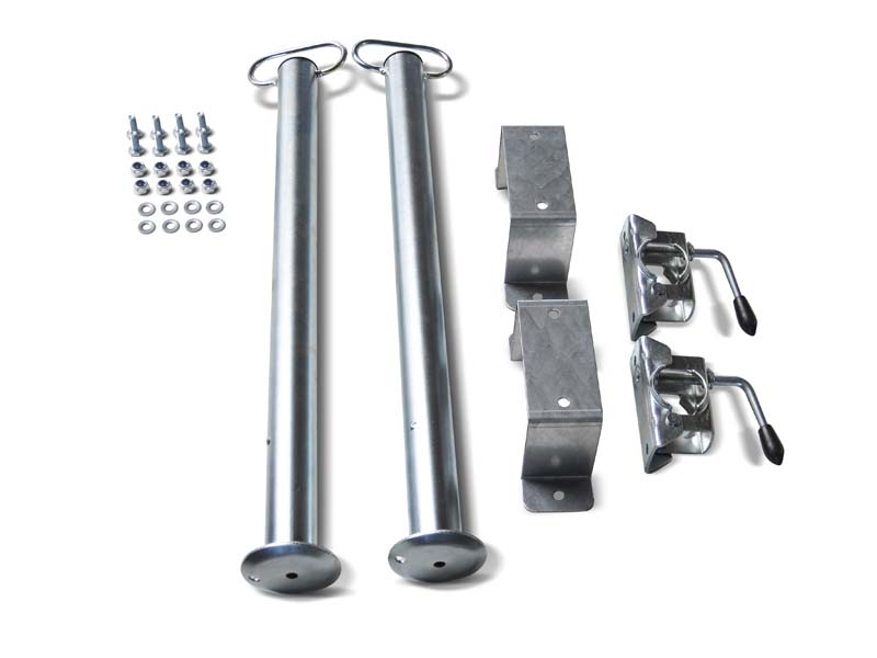 2 St. Schiebestützen  Steely lose